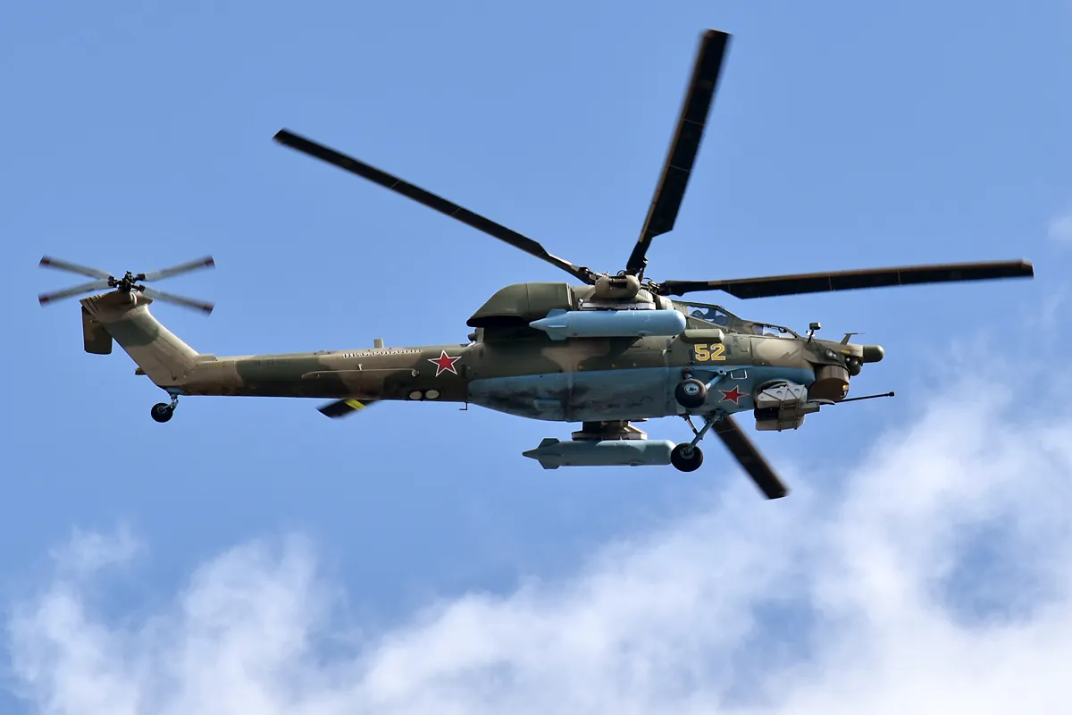 Hélicoptère russe Mil Mi-28N RF-13492, photographie d’archive de mai 2021.